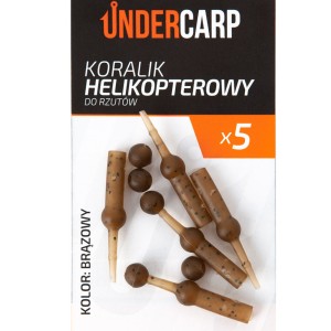 Koralik helikopterowy do rzutów brązowy Undercarp – stabilność i dalekie rzuty