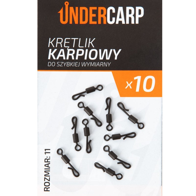 Krętlik Karpiowy do Szybkiej Wymiany 11 UNDERCARP – Idealny do Method Feeder