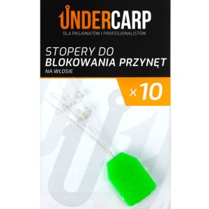 Stopery do blokowania przynęt na włosie Undercarp – pewne i szybkie mocowanie