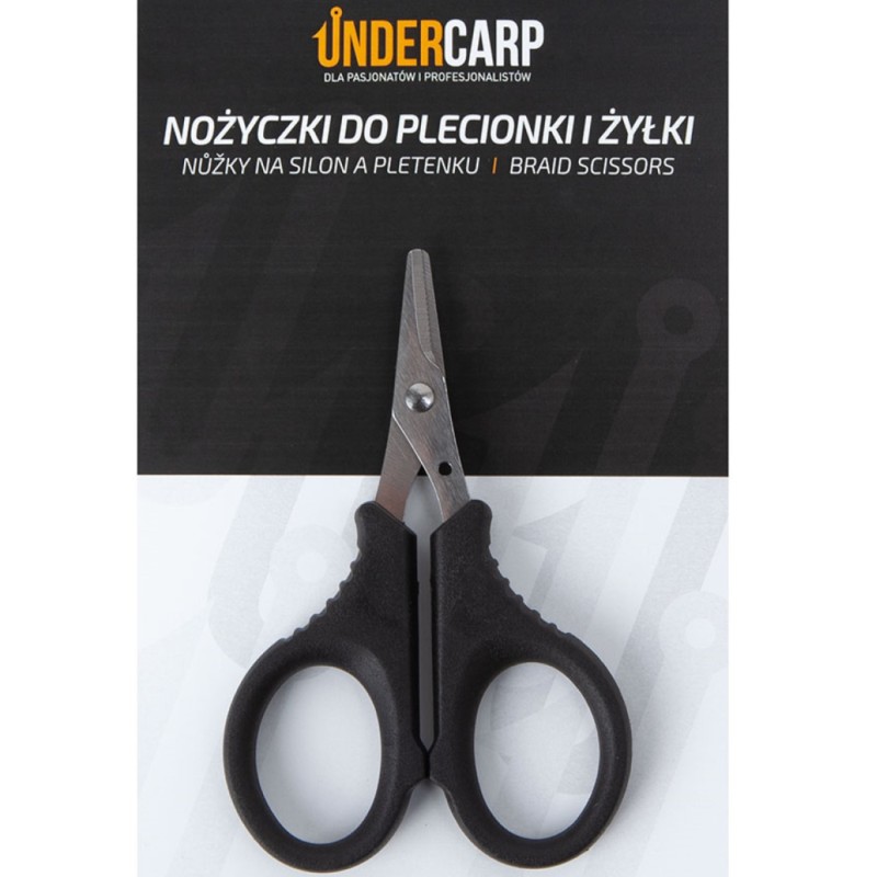 Nożyczki do Żyłki i Plecionki UNDERCARP – Ostrość i Precyzja dla Wędkarzy