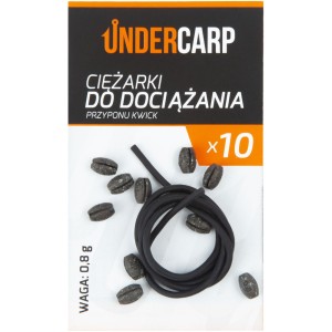 Ciężarki dociążania przyponu Kwick 0,8 g UNDERCARP – 10 szt.