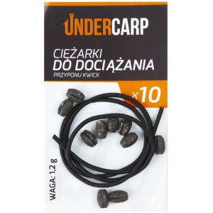 Ciężarki dociążania przyponu Kwick 1,2 g UNDERCARP – 10 szt.