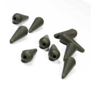 Koralik stożkowy zielony Undercarp – ochrona węzła i amortyzacja zestawu