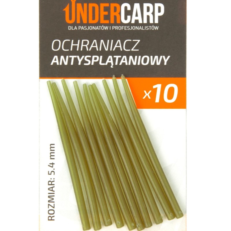 Ochraniacz Antysplątaniowy Zielony 54 mm UNDERCARP – Anti Tangle Sleeve 10 sztuk