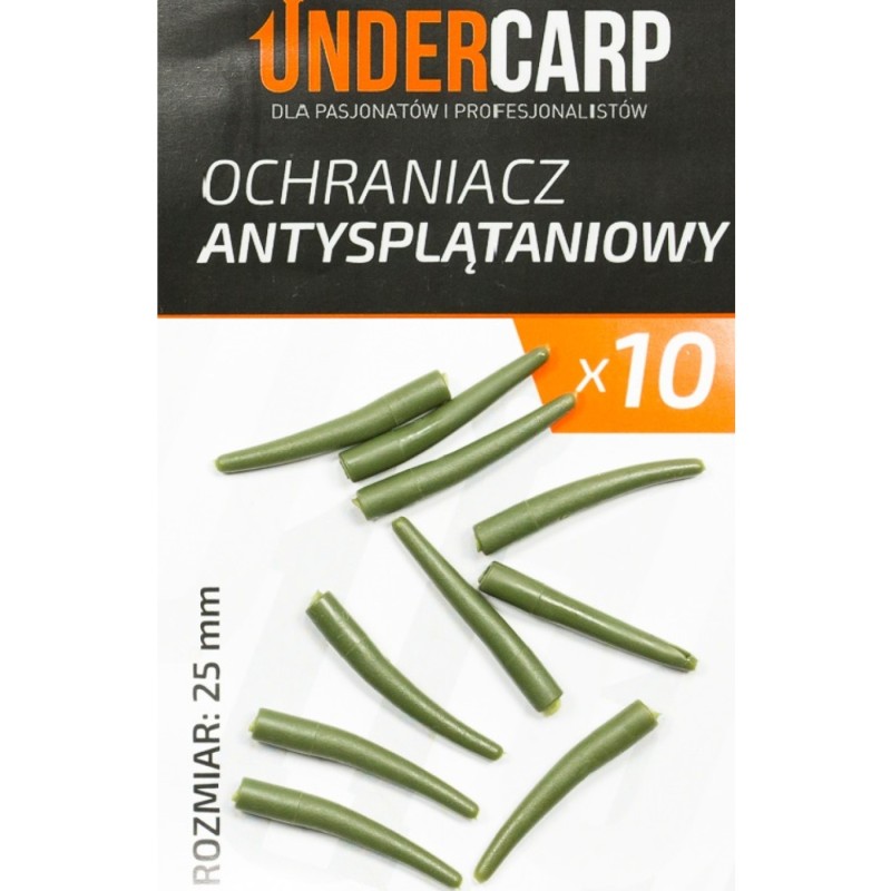 Ochraniacz Antysplątaniowy Zielony 25 mm UNDERCARP – Anti Tangle Sleeve 10 sztuk