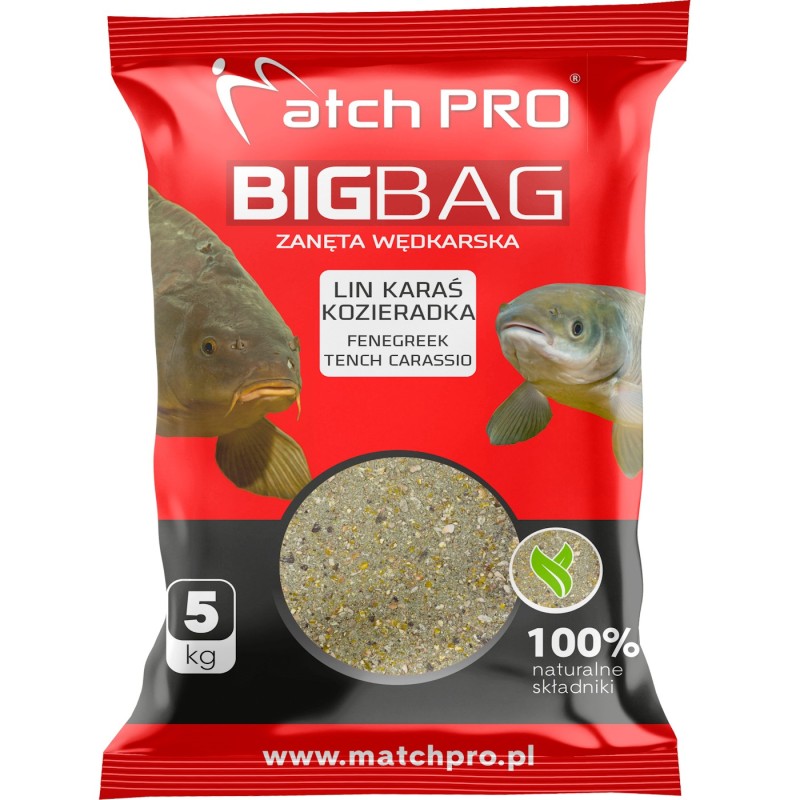 Zanęta MatchPro Big Bag Karaś Kozieradka 5kg – skuteczna zanęta na karasie