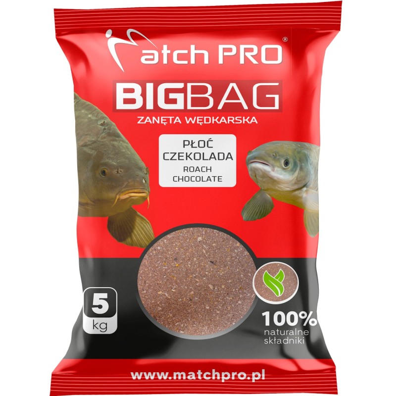 Zanęta MatchPro Big Bag Płoć Czekolada 5kg – skuteczna zanęta na płocie