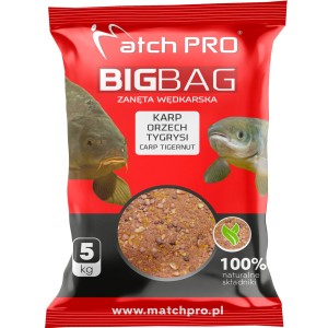 Zanęta MatchPro Big Bag Karp Orzech Tygrysi 5kg – skuteczna zanęta karpiowa