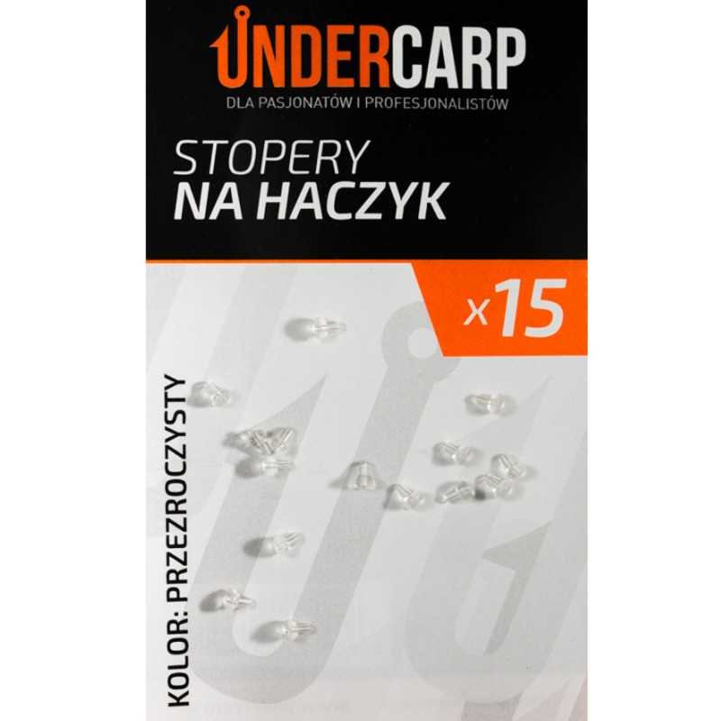 Stopery na haczyk przezroczyste Undercarp – zderzak do ringów karpiowych