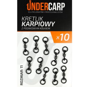 Krętlik Karpiowy z Podwójnym Kółkiem 11 UNDERCARP – Idealny do Techniki Chod Rig