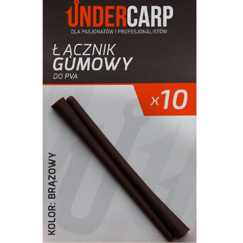 Łącznik gumowy do PVA brązowy Undercarp – stabilne mocowanie worków PVA