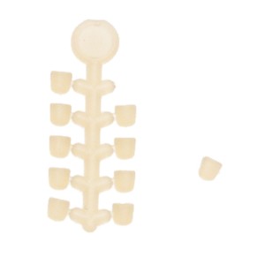 Stopery na trzonek haczyka brązowe Undercarp – blokada ringu w zestawach karpiowych