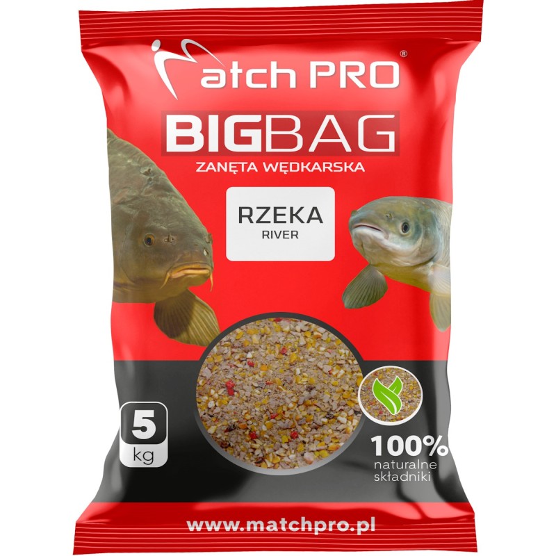 Zanęta MatchPro Big Bag Rzeka 5kg – uniwersalna mieszanka na rzeki i kanały