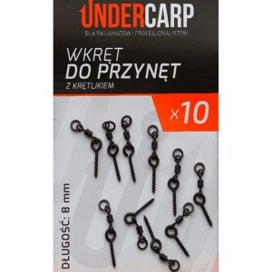 Wkręt do Przynęt z Krętlikiem 8 mm UnderCarp – naturalna praca mini przynęt