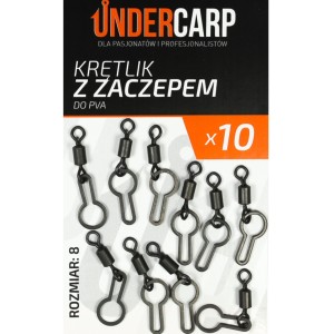 Krętlik Karpiowy z Zaczepem do PVA UNDERCARP – 10 sztuk
