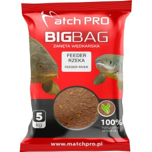 Zanęta MatchPro Big Bag Feeder Rzeka 5kg – skuteczna zanęta rzeczna do feedera