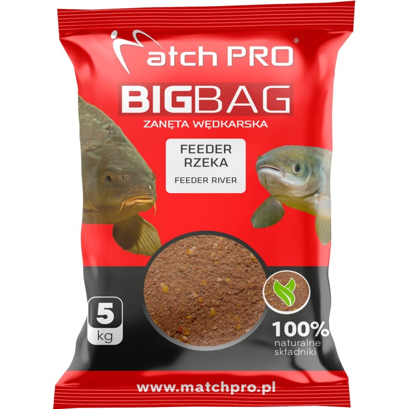 Zanęta MatchPro Big Bag Feeder Rzeka 5kg – skuteczna zanęta rzeczna do feedera