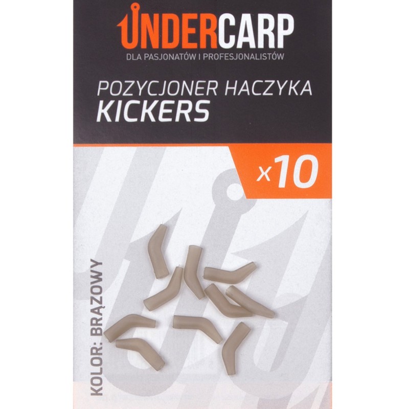 Pozycjoner Haczyka Kickers Brązowy UNDERCARP – Hook Kickers 10 sztuk