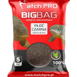 Zanęta MatchPro Big Bag Płoć Czarna 5kg – skuteczna zanęta na płocie