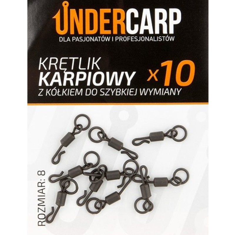 Krętlik karpiowy z kółkiem do szybkiej wymiany 8 Undercarp