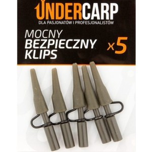 Mocny Bezpieczny Klips Zielony UNDERCARP – Metalowy Klips do Dalekich Wywózek