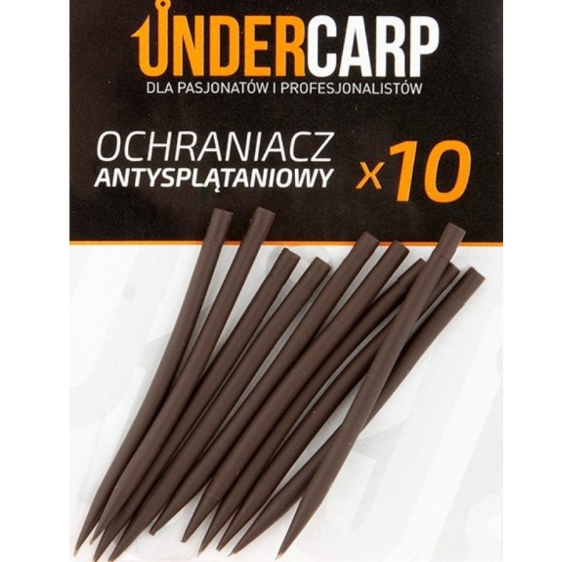 Ochraniacz Antysplątaniowy Brązowy 54 mm UNDERCARP – Anti Tangle Sleeve 10 sztuk