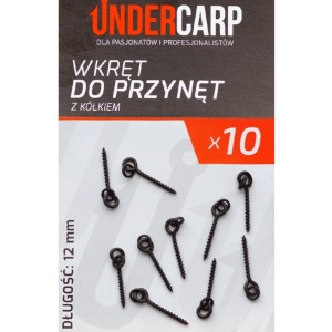 Wkręt do Przynęt z Kółkiem 12 mm UnderCarp – naturalna praca przynęty