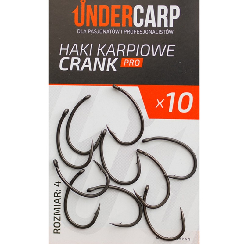Haki karpiowe Crank 4 PRO UnderCarp – idealne do KD rig