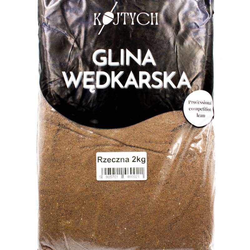 Glina Rzeczna Kojtych 2kg – ciężka glina do silnych uciągów i rzek