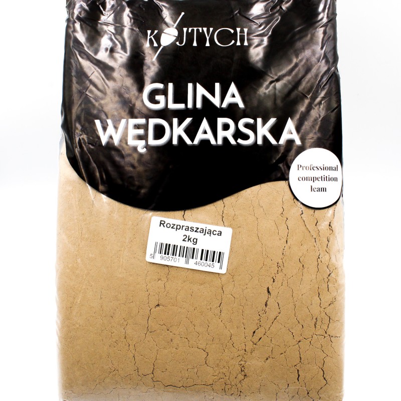 Glina Rozpraszająca Kojtych 2kg – lekka, mocno smużąca glina do zanęt