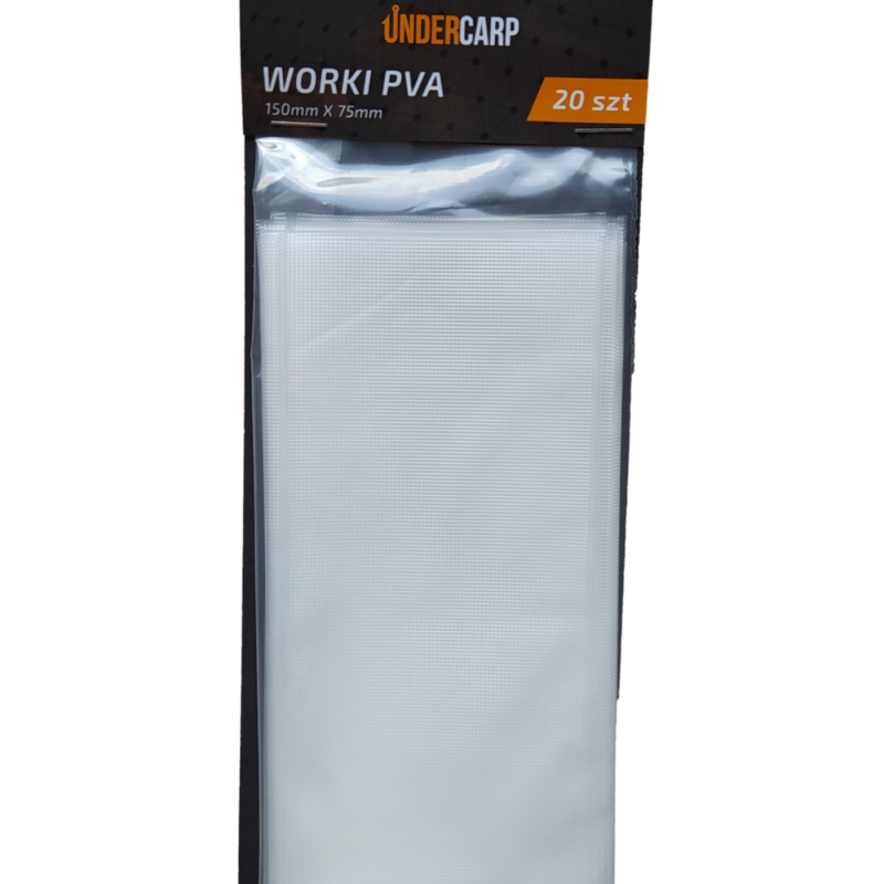 Worki PVA 150×75 mm UnderCarp – szybkie rozpuszczanie, precyzyjne nęcenie