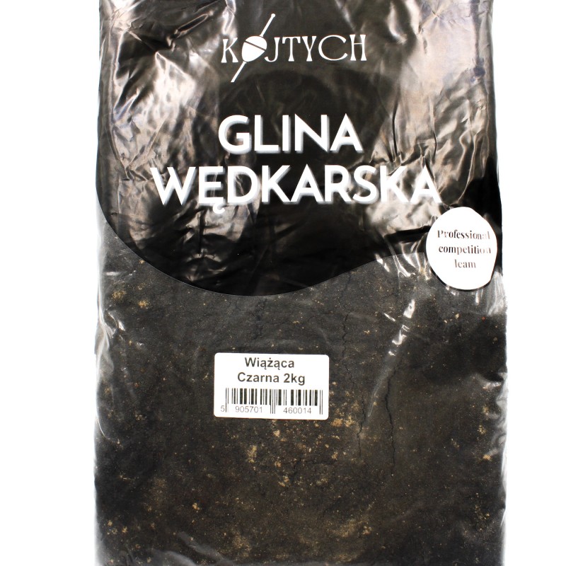 Glina Wiążąca Czarna Kojtych 2kg – uniwersalna glina na wody stojące i kanały