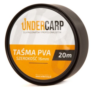 Taśma PVA rozpuszczalna 16 mm 20 m Undercarp – wytrzymała i szybkorozpuszczalna