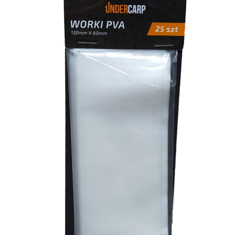 Worki PVA 130×60 mm UnderCarp – mikroperforowane do punktowego nęcenia