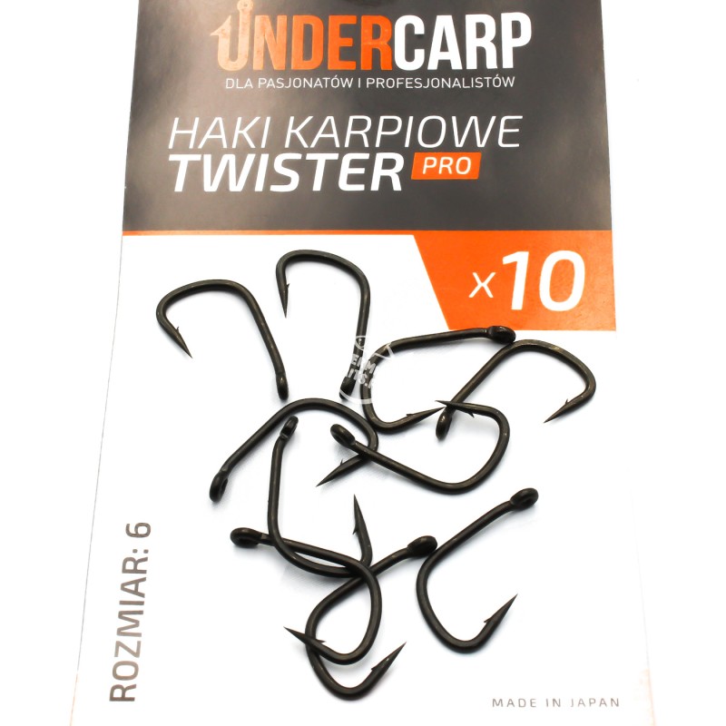 Haki Karpiowe Twister 6 PRO UnderCarp – szeroki łuk, szybkie zacięcie