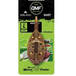 Mikado Method Feeder Shot L 40g – koszyk z systemem Q.M.F. do dalekich rzutów