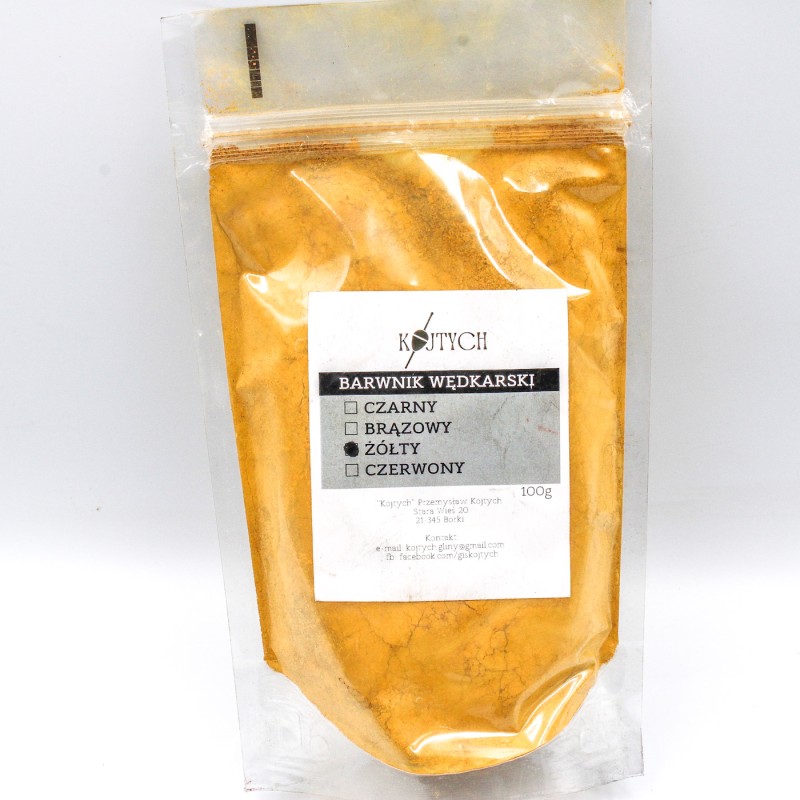 Barwnik Żółty Kojtych 100g – jasne barwienie glin i zanęt