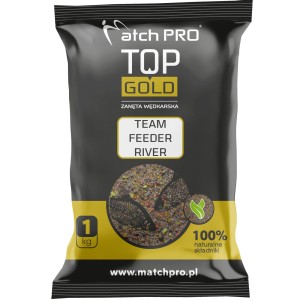 Zanęta MatchPro Top Gold Team River Feeder 1kg – zawodnicza zanęta do rzek