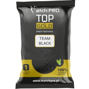 Zanęta MatchPro Top Gold Team Black 1kg – zawodnicza zanęta na chłodne wody