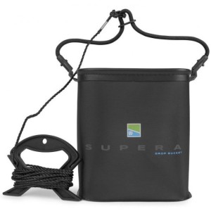 Wiadro Preston Supera Drop Bucket – praktyczne wiadro z liną do nabierania wody