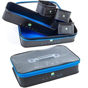 Zestaw pojemników Preston Supera EVA System – kompletny organizer na przynęty