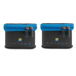 Pojemniki Preston Supera EVA Accessory Cases XS (2 szt.) – kompaktowy zestaw organizerów