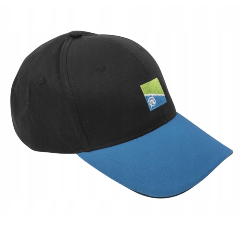 Czapka Preston Black Cap 2022 – czarna czapka wędkarska z daszkiem