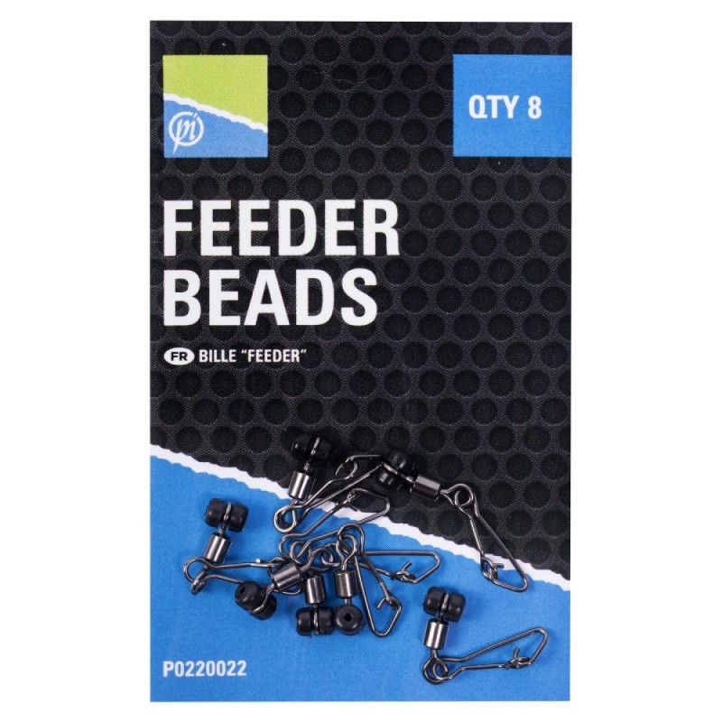 Łączniki Preston Feeder Beads – 8 szt. do zestawów feederowych