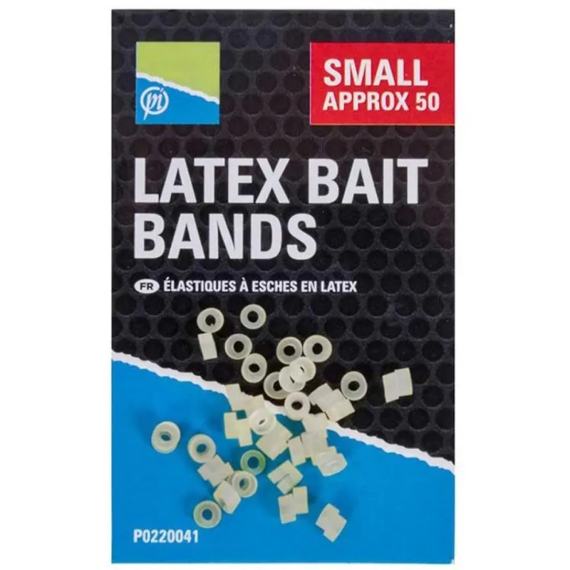 Gumki do pelletu Preston Latex Bait Bands Small – 50 sztuk