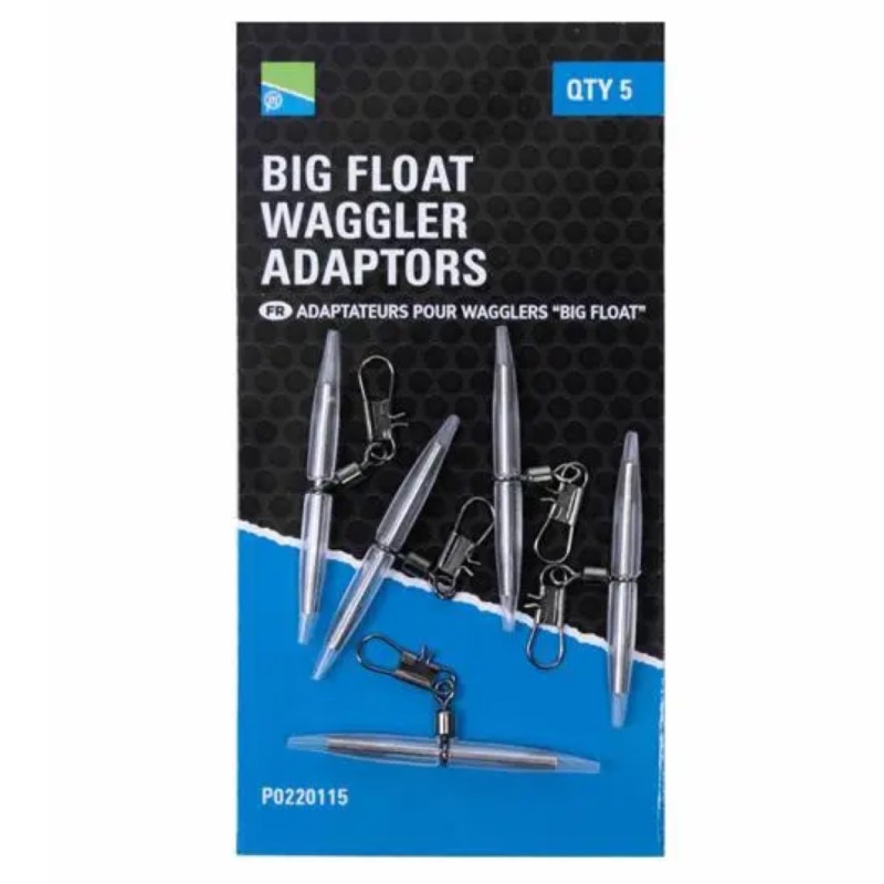 Preston Waggler Adaptors – łączniki do spławików typu waggler (5 sztuk)