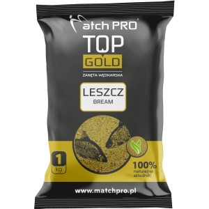 Zanęta MatchPro Top Gold Leszcz 1kg – zawodnicza mieszanka karmelowo-korzenną na leszcze