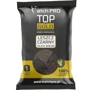Zanęta MatchPro Top Gold Leszcz Czarny 1kg – skuteczna na trudne leszcze
