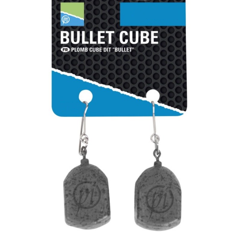 Ciężarki Preston Bullet Cube Leads 45 g – 2 szt. stabilne ciężarki feederowe