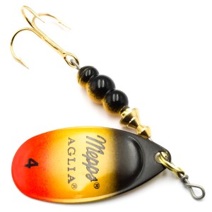 Mepps Aglia Furia nr 4 – błystka obrotowa 9 g, złoty kolor